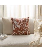 Lot de 2 coussins Samara terracotta - 40x40 cm