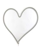 LED neon-wandlamp met rood hart - L.32