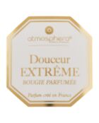 Bougie parfum en verre Elisa douc transparente - 200g