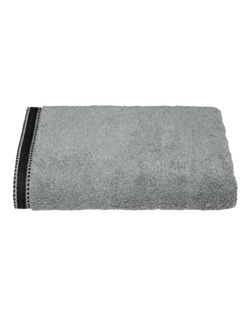 Lot de 2 Draps de douche Joia 550 gris foncé - 70x130 cm