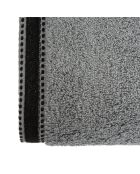 Set di 2 teli doccia Joia 550 grigio scuro - 70x130 cm