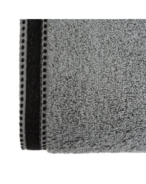 Set di 2 teli doccia Joia 550 grigio scuro - 70x130 cm