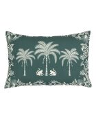 Lot de 2 coussins extérieurs The Palm Resort verts - 38x58 cm
