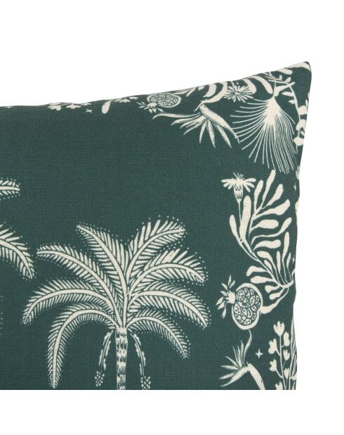 Lot de 2 coussins extérieurs The Palm Resort verts - 38x58 cm