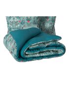 Seer-Set mit seladonfarbenem Gemüsedruck - 240x220 cm