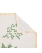 Lot de 3 torchons en coton Slub garri blancs - 45x70 cm
