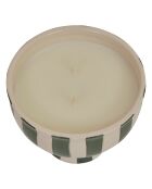 Candela profumata in ceramica gialla Cherie - 310g