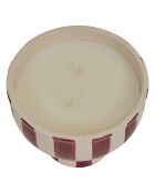 Candela profumata in ceramica gialla Cherie - 310g