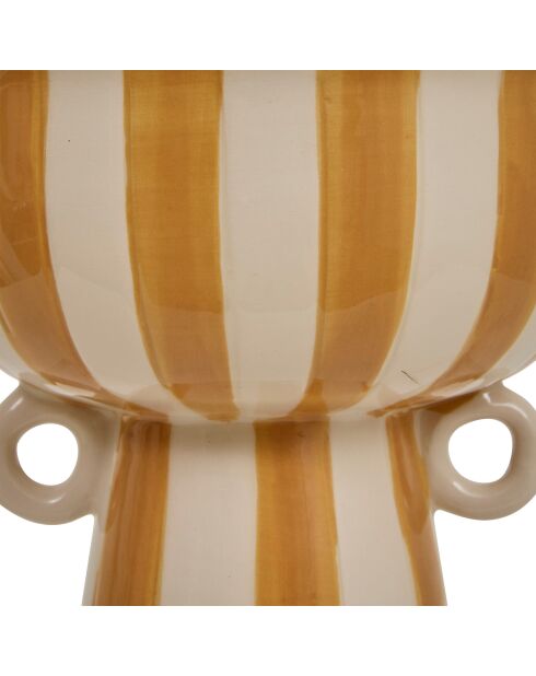 Candela profumata in ceramica gialla Cherie - 310g