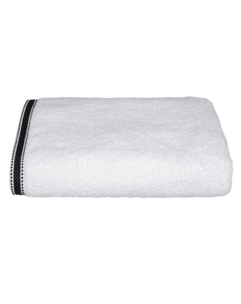 Lot de 2 Draps de bain Joia 550 blancs - 100x150 cm