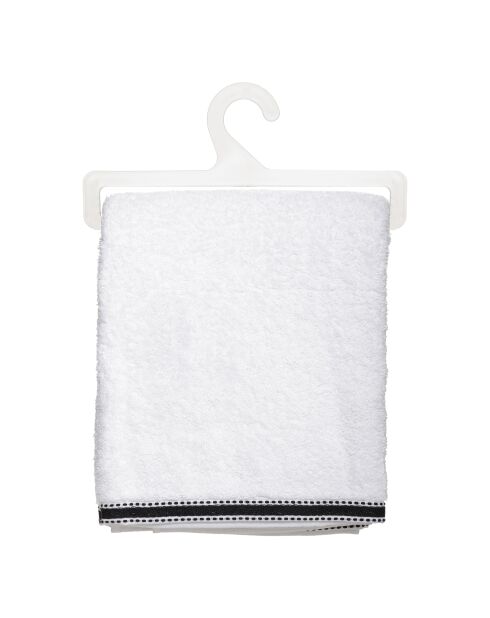 Lot de 2 Draps de bain Joia 550 blancs - 100x150 cm