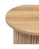 Table basse Colva beige - D.45 cm
