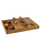 Jeu de morpion bois Jehan marron - L.40