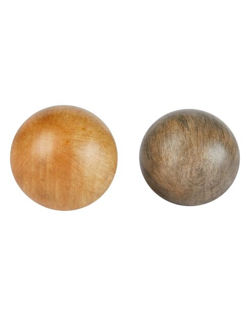 Jeu de morpion bois Jehan marron - L.40