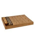 Jeu de morpion bois Jehan marron - L.40