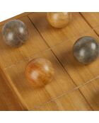 Jeu de morpion bois Jehan marron - L.40