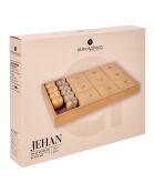 Jeu de morpion bois Jehan marron - L.40