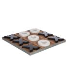 Jeu de morpion en bois Issac - 35x35 cm