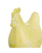 Statue Poule en résine Linda sauv assortie - H.20 cm