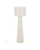 Lampadaire en coton Adria blanc -H. 145 cm