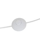 Lampadaire en coton Adria blanc -H. 145 cm