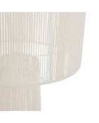 Lampadaire en coton Adria blanc -H. 145 cm
