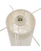 Lampadaire en coton Adria blanc -H. 145 cm