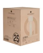 Lampadaire en coton Adria blanc -H. 145 cm