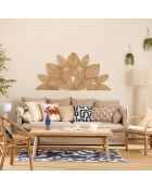 Lampadaire en coton Adria blanc -H. 145 cm