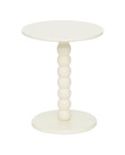 Table basse Chamlo blanche - 42,2 x 12,3 x 41,2 cm