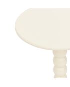 Table basse Chamlo blanche - 42,2 x 12,3 x 41,2 cm