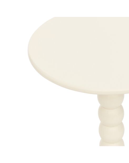 Table basse Chamlo blanche - 42,2 x 12,3 x 41,2 cm