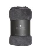 Plaid microfibre gris foncé - 125x150 cm