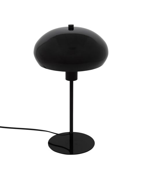 Lampe champi savio noire - H.38 cm