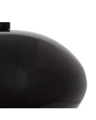 Lampe champi savio noire - H.38 cm
