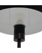Lampe champi savio noire - H.38 cm