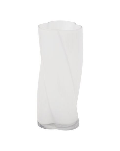 Vase en verre Torsade wild assortie - H.25.5 cm