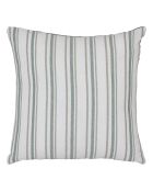 Lot de 2 coussins Groove rayés verts - 40x40 cm