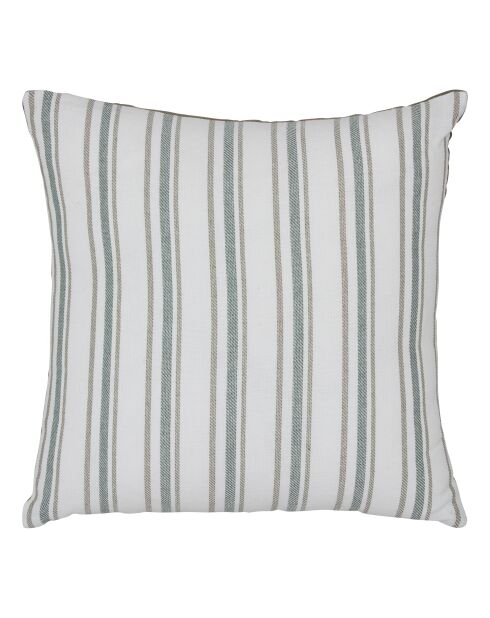 Lot de 2 coussins Groove rayés verts - 40x40 cm