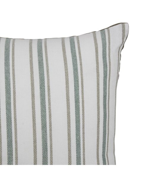 Lot de 2 coussins Groove rayés verts - 40x40 cm