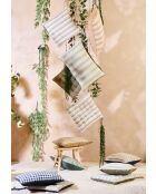 Lot de 2 coussins Groove rayés verts - 40x40 cm