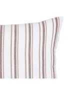 Lot de 2 coussins Groove rayés lin - 40x40 cm