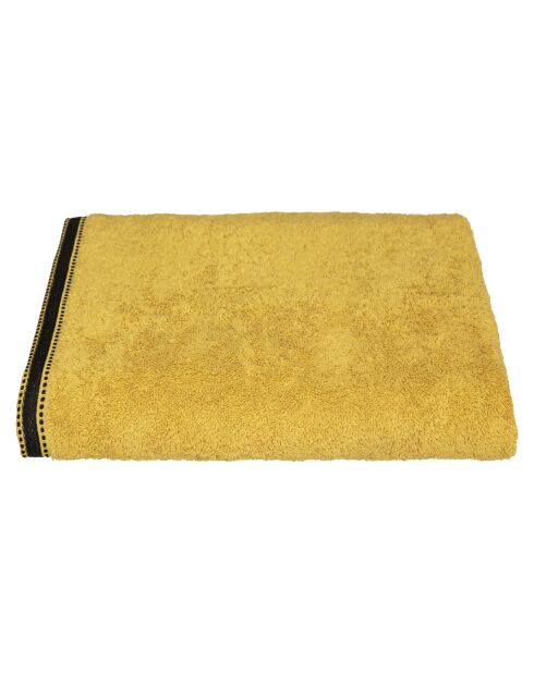 Lot de 2 Draps de bain Joia 550 ocre - 100x150 cm