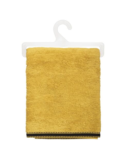 Lot de 2 Draps de bain Joia 550 ocre - 100x150 cm