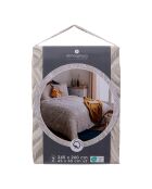 Parure imprimé Nalh beige - 260x240 cm