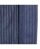 Set van 2 geribbelde flanellen gordijnen Arum roze - 140x260 cm