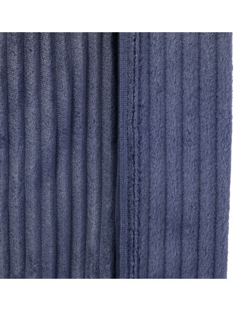 Set van 2 geribbelde flanellen gordijnen Arum roze - 140x260 cm