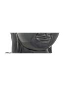 Statua testa di Buddha in ceramica Yola blu - H.22,5 cm
