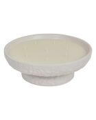 Bougie parfum en céramique Stony vanille blanche - 400g