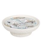 Bougie parfum en céramique Stony vanille blanche - 400g